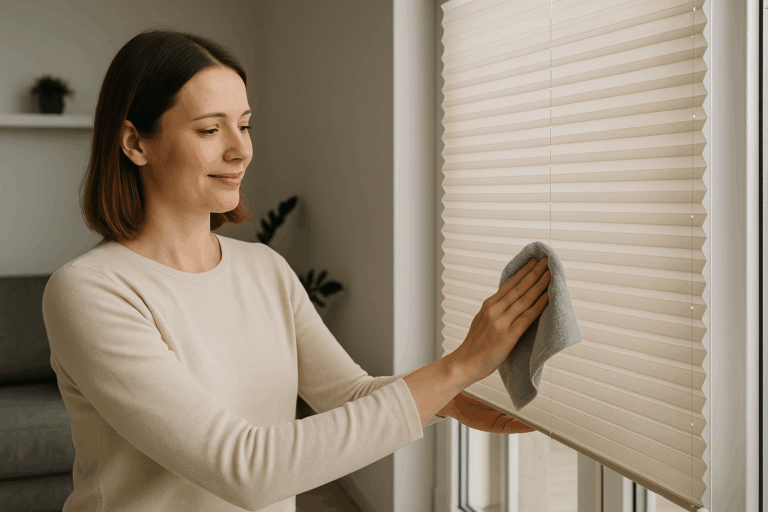 Jak czyścić rolety plisowane?